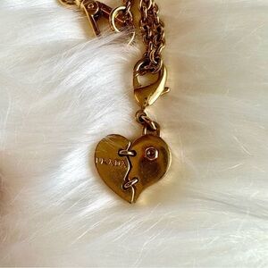 Prada Broken Heart Charm Necklace
